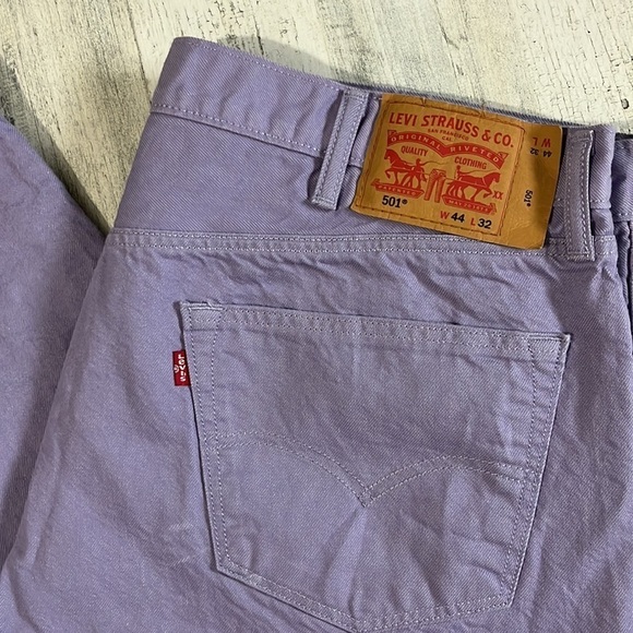 Levi’s 501 Button Fly Purple Jeans Size 44 - Picture 2 of 9